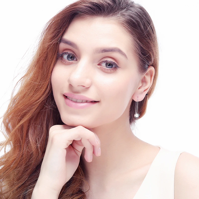LZESHINE Lxury Jewelry Новинка весны коллекция 925 стерлингового серебра с жемчугом длинные