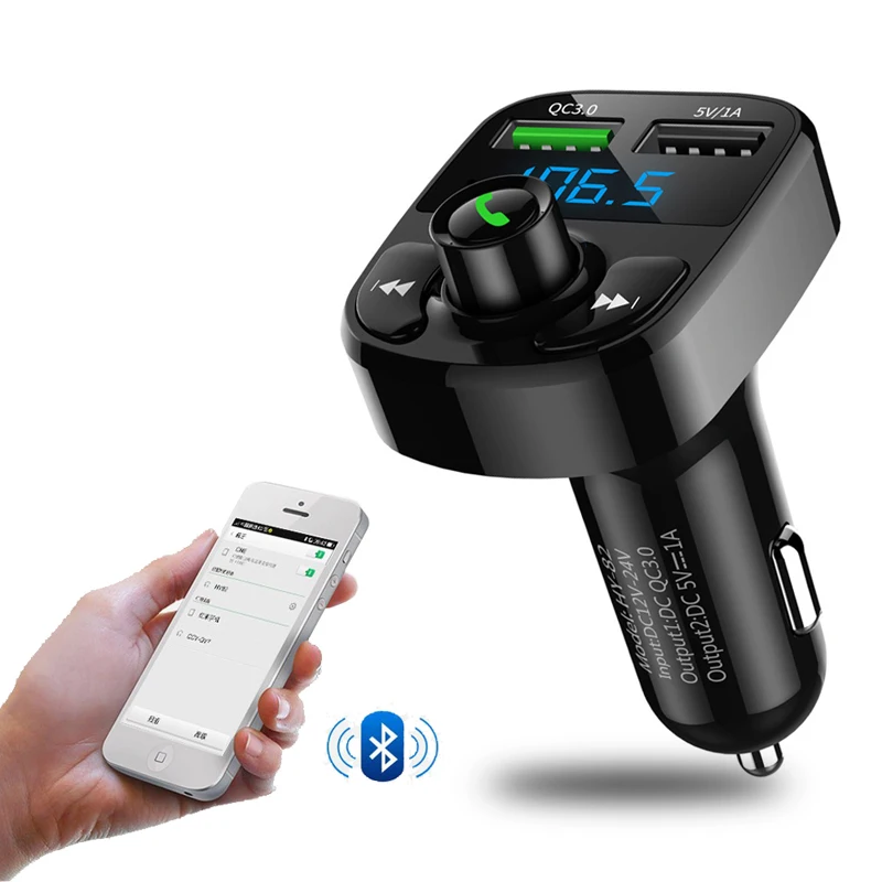 Bluetooth Автомобильный MP3-плеер с USB зарядным устройством автомобильный Aux модулятор