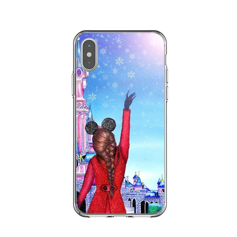 TPU Подружки девушки Bff Лучшие Друзья Навсегда Мягкий ТПУ задняя крышка чехол для телефона для iPhone XS 5S SE 6 6S 7 8 Plus XR XS MAX 11 Pro Max - Цвет: TPU