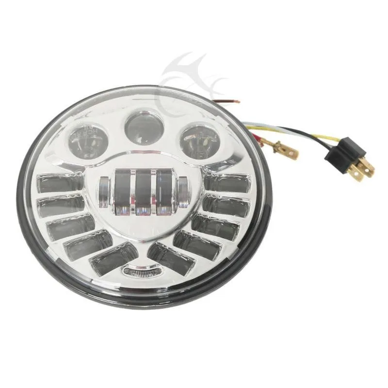 Новый 7 &quotсветодиодный проектор фара для Harley Electra Road Glide Bad Boy Blackline хром черный
