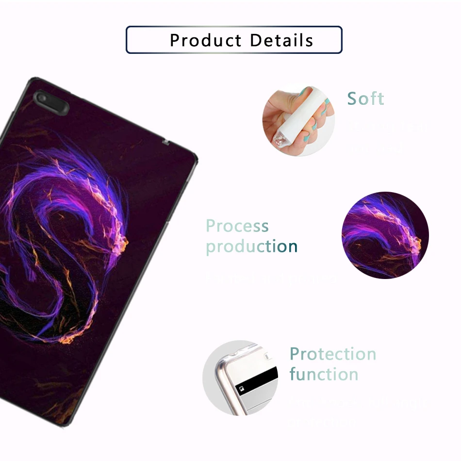 Окрашенный чехол для планшета lenovo Tab4 7 8 Plus 7304i 7304f Tb 8504x 8504f TB 8504 8504N 8704x Силиконовые