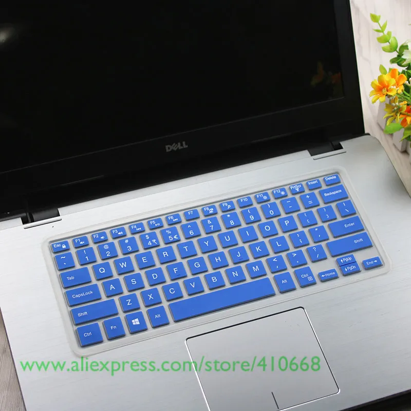 2017 силиконовый чехол для клавиатуры ноутбука защитный Dell Vostro Inspiron 14 5000 5468 5459 3000 3442