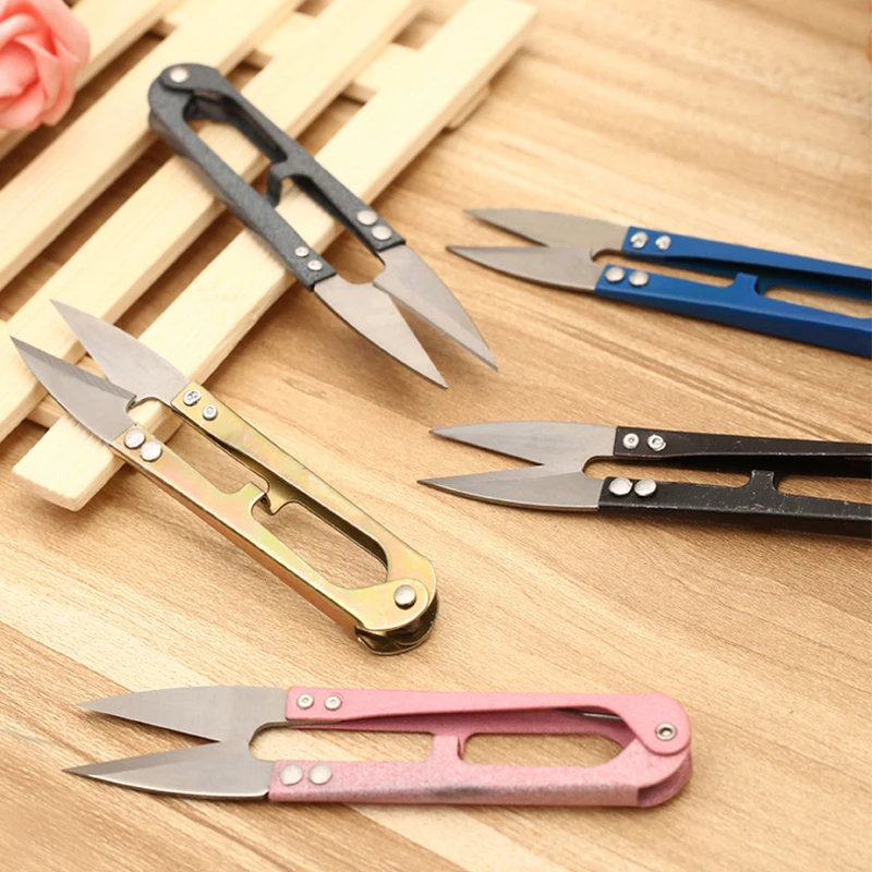 1 шт. безопасная u-образная отделка для шитья ножницы из нержавеющей стали кусачки