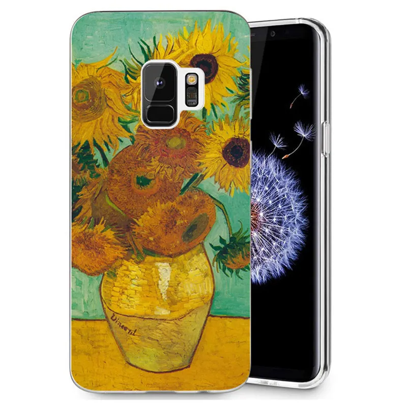 Роскошный чехол из ТПУ для Samsung Galaxy S3 S9 S9Plus S8 Plus S7 edge Note 8 с красочным пейзажем и