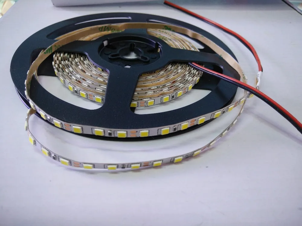 DC12V 4 мм Светодиодные ленты огни 9 цветов не Водонепроницаемый SMD 2835 5 м 600 светодиодный 120L/м яркость светодиодный свет гибкие Светодиодные ленты белый/теплый белый