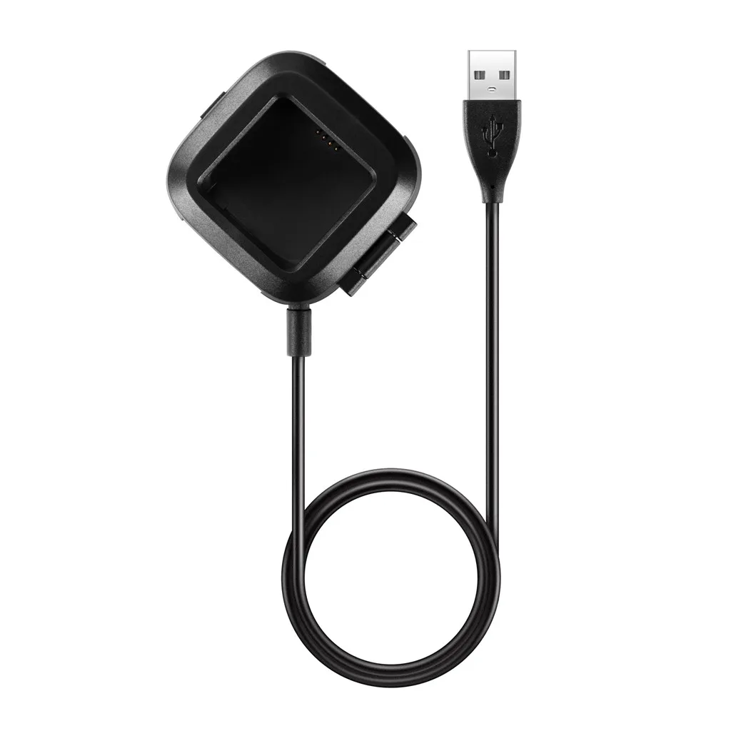 Universal Charging Dock Charger Case Cradle Station 1M USB Cable for Fitbit Versa Lite Edition Smart Watch Wristwatch | Электроника