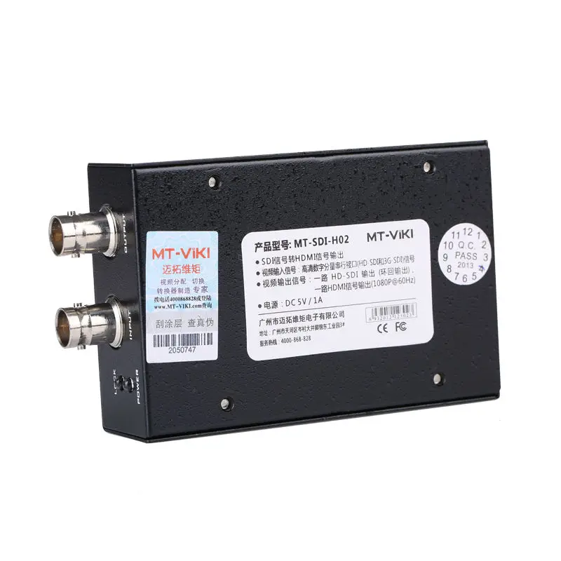 MT-VIKI HD/SD/3G SDI к HDMI 1080p конвертер видео адаптер Full HD Высокое качество в и Out SDI-H02 |