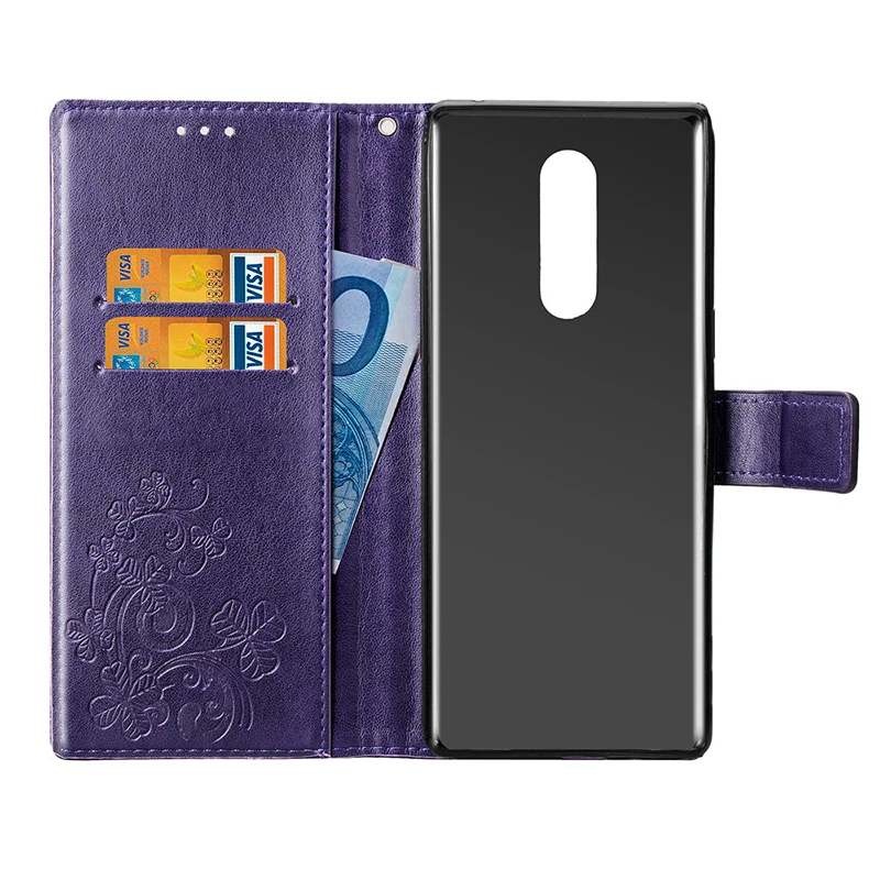 EXUNTON для sony Xperia 10 plus XZ4 1 кожаный флип чехол телефона с кармашком карт PU Обложка из