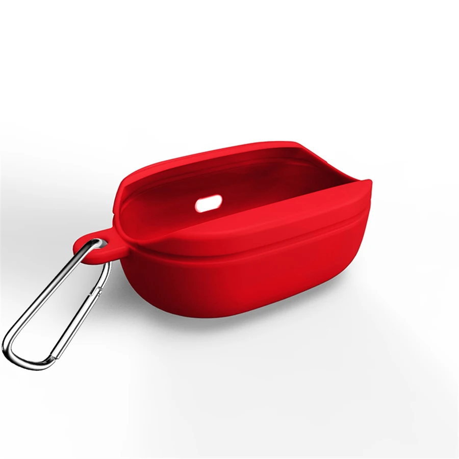 Red Для Xiao mi Red mi Airdots чехол Защитный чехол для mi Airdots для Red mi Air dots Силиконовый чехол Bluetooth Наушники Аксессуары - Цвет: Red