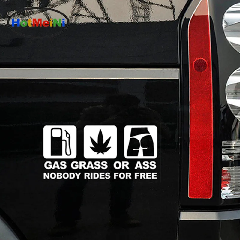 HotMeiNi 16*7 5 см автомобильный Стайлинг GASS GRASS ASS JDM забавная Автомобильная Наклейка