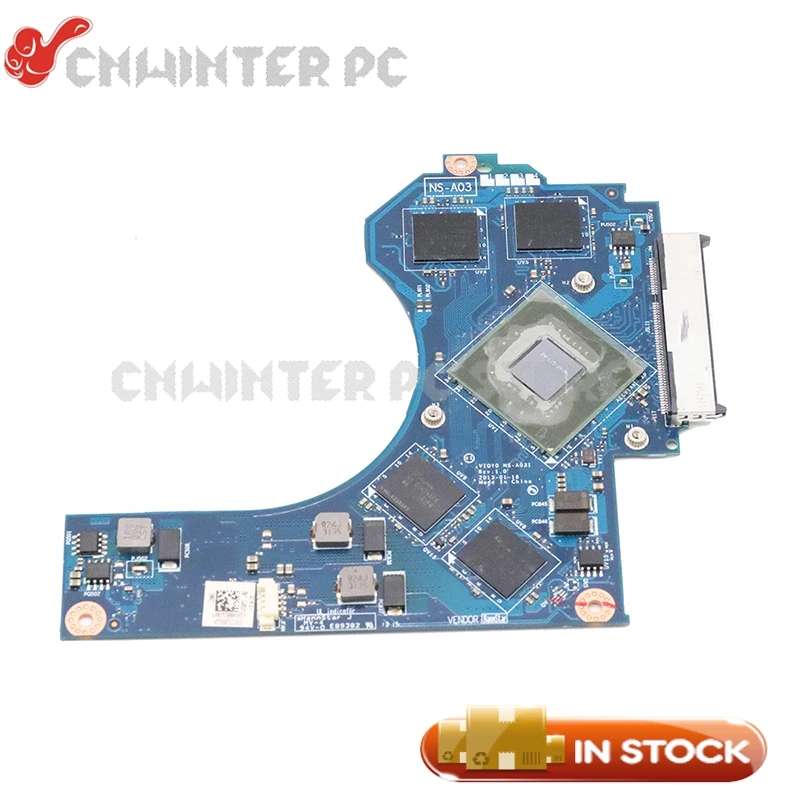 NOKOTION VIQY0 NS A031 для lenovo ideapad Y500 Y400 Y510P ноутбук графическая карта GPU видеокарта N14P GT1 A2