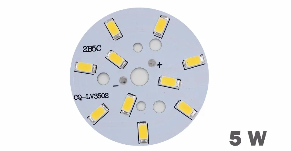 3 Вт 5 7 9 12 15 18 24 5730 Яркость SMD светильник доска светодиодный Панель для лампы PCB с |