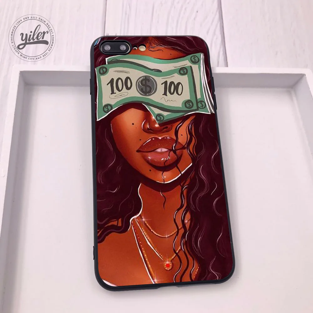 Модный черный чехол для девочек iPhone 11 Pro XS Max, чехол для телефона, чехол для iPhone XS XR 6 7 8 Plus чехол для iPhone 5 5S SE 6S