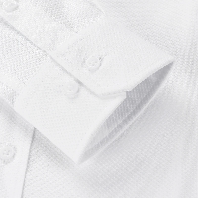 Мужские брендовые рубашки SmartFive вечерние из 100% хлопка с длинным рукавом белые