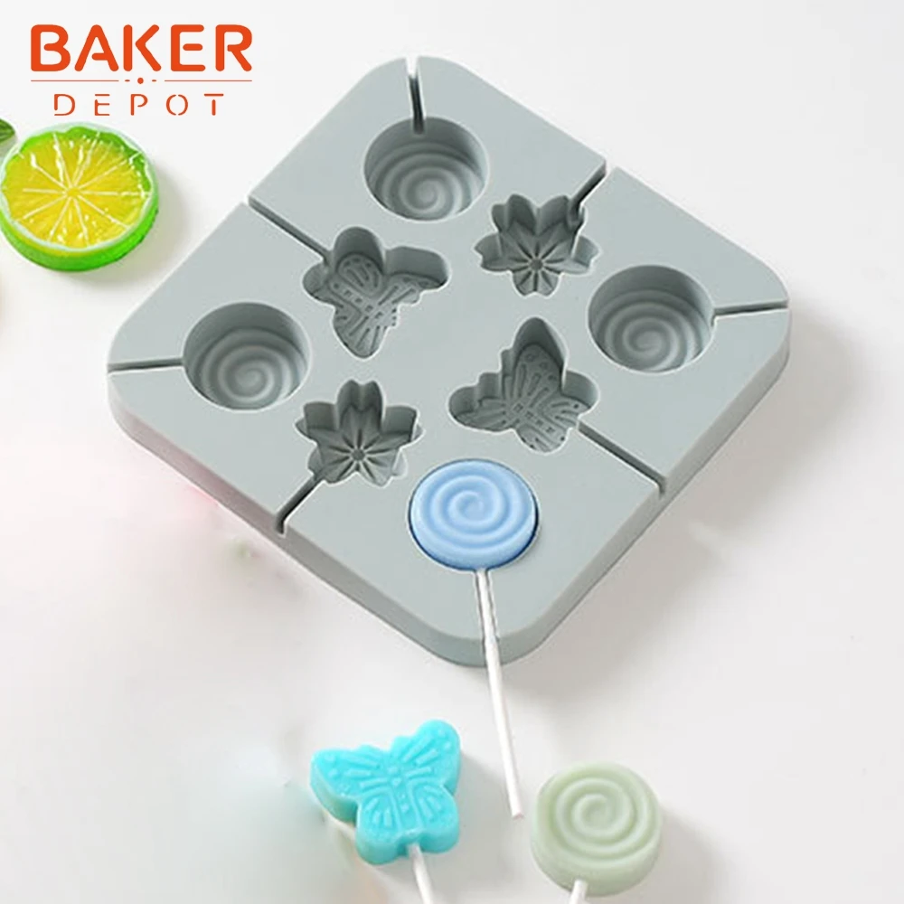 BAKER DEPOT силиконовая форма для леденцов шоколада звезд круглой формы конфет желе