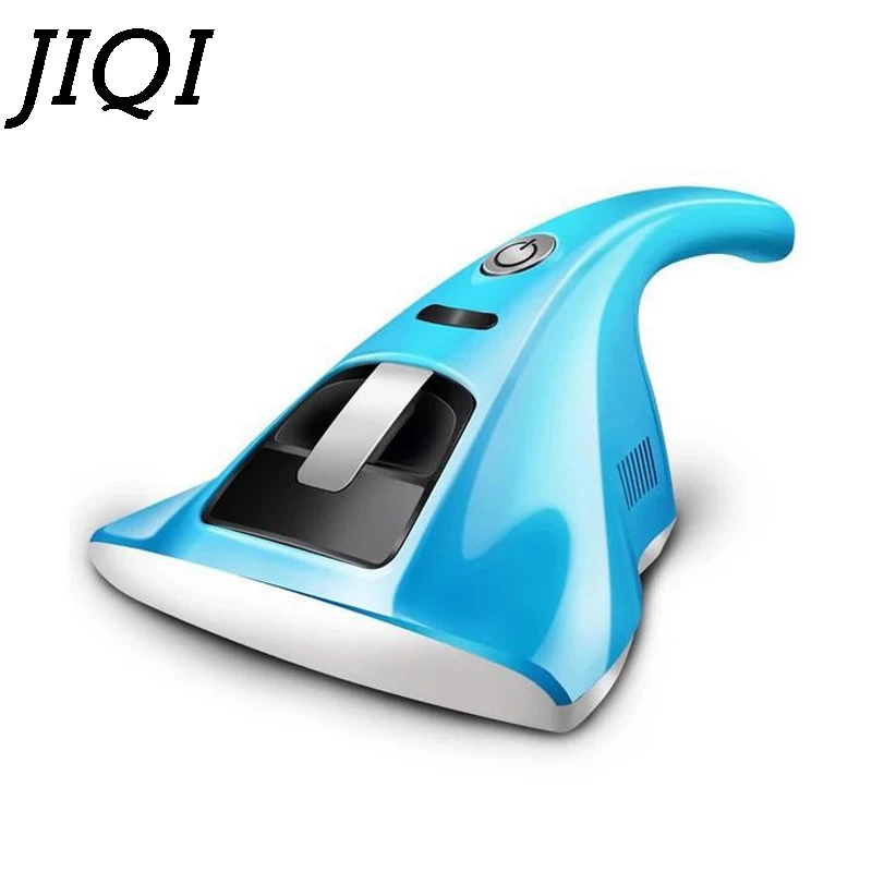 Blue 220V JIQI ручной пылесос пыли Sweeper УФ-стерилизатор ковер кровать клещей убийство Catcher контроллер электрический аспиратор 110 V 220 V - Цвет: Blue 220V