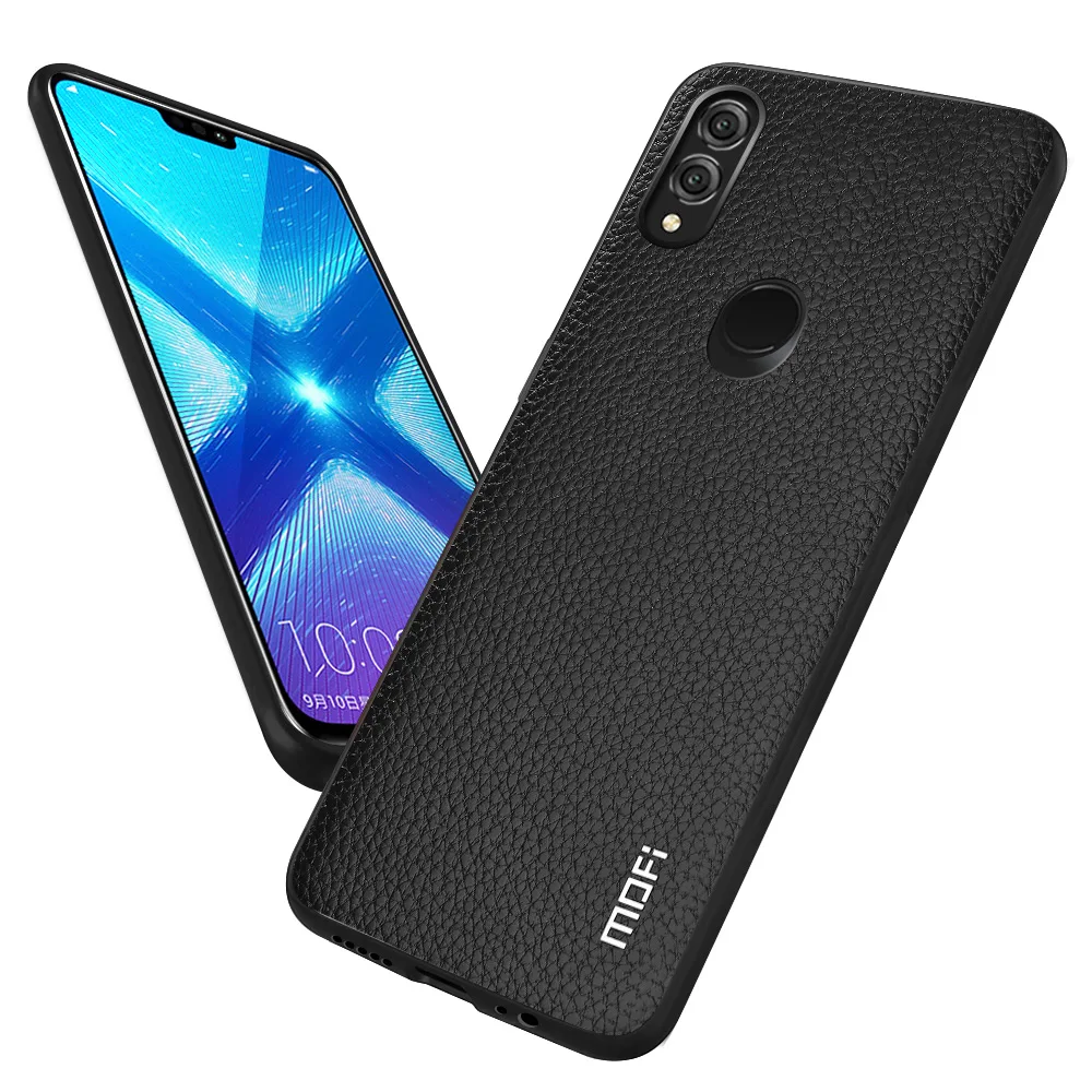 Чехол MOFi для Huawei Honor 8X чехол из искусственной кожи мягкий телефона ТПУ