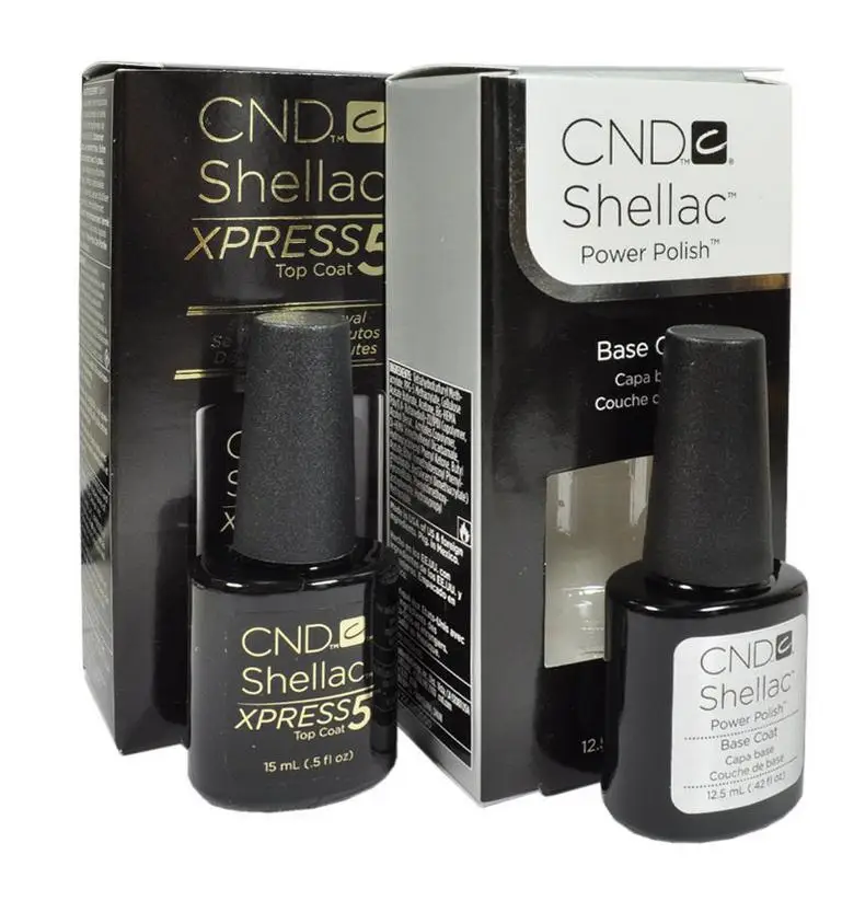 CND Shellac Питания Польский Гель Большой Размер Базы 12.5 мл и Xpress 5 Top Coat 15 | Красота