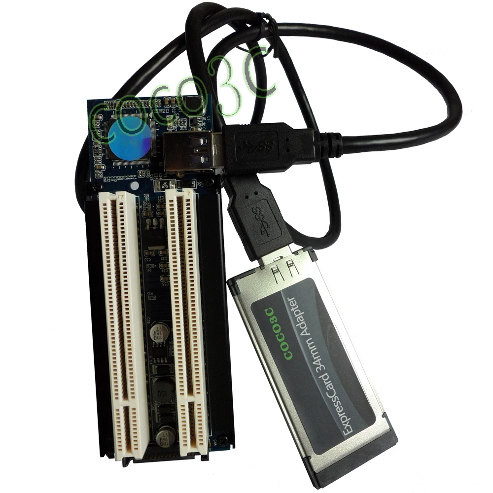 Ноутбук ExpressCard 34 до 2 PCI 32bit слота адаптер Express Riser Card для pci звуковой карты серийный