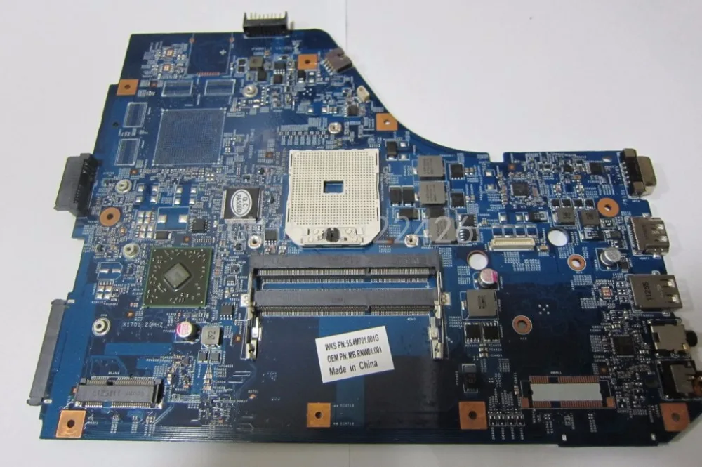 Материнская плата ноутбука для Acer Aspire 5560 г материнской DDR3 stocket MBRNW01001 Тесты