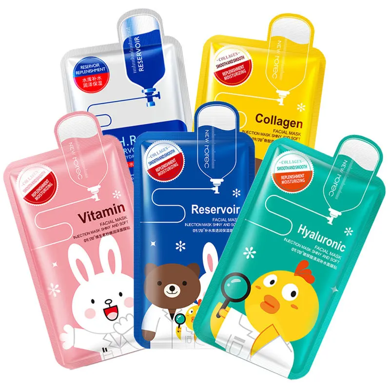 ROREC гиалуроновая кислота коллагеновая маска для лица увлажняющая против морщин