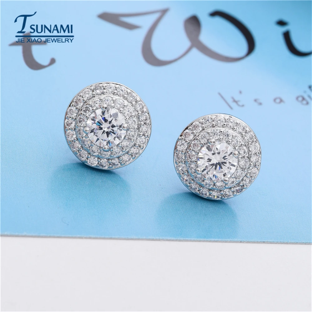 Известный бренд AAA Циркон Корона циркон серьги для женщины/девочки подходит