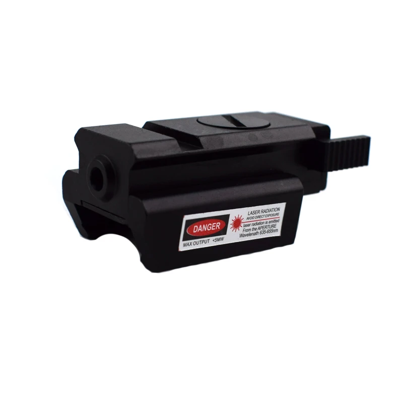 Лазерный прицел с красной точкой + светодиодный фонарик тактический Пикатинни