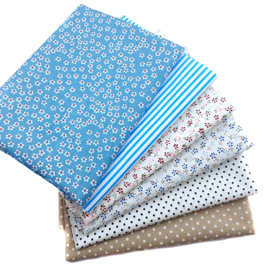 Хлопчатобумажная ткань с цветочным принтом для шитья сделай сам четверть пучка