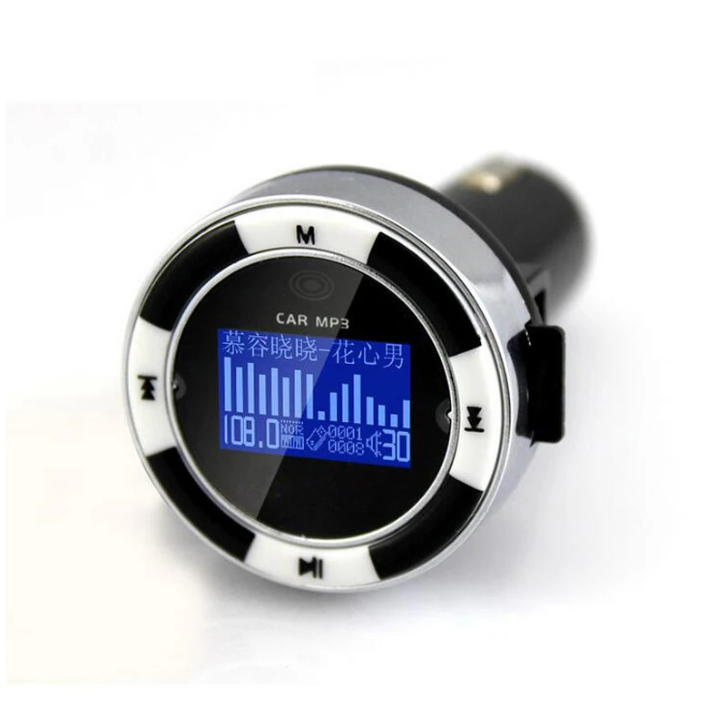 Jinserta Автомобильный MP3 плеер Беспроводной fm передатчик OLED карты памяти