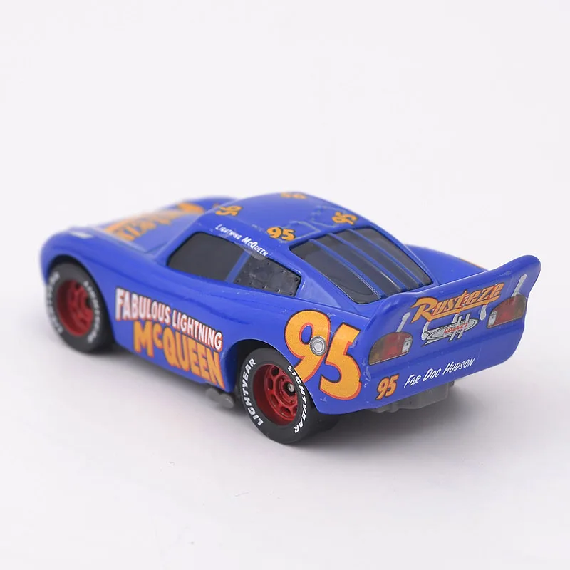 Disney Pixar Cars 3 No.95 потрясающая Синяя Молния Маккуин металлическая литая под