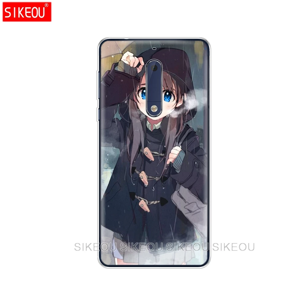 Силиконовый чехол для телефона Nokia 5 3 6 7 PLUS 8 9 /Nokia 1 2 2018 аниме Love Live pink|Бамперы| |