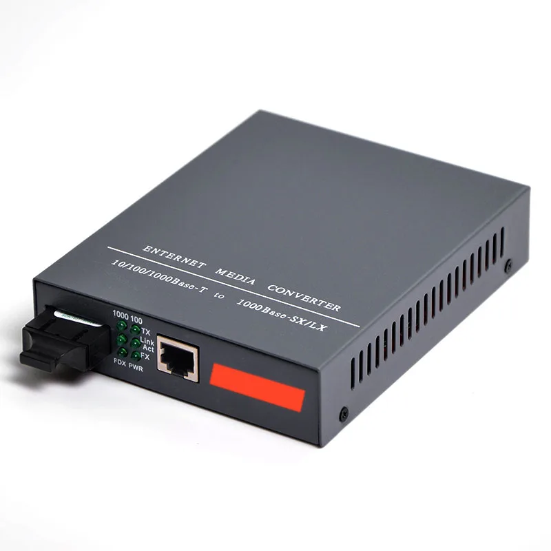 

Гигабитный оптоволоконный медиа-конвертер 1000 Мбит/с, одномодовый дуплексный медиа-конвертер с портом SC Ethernet, встроенный источник питания