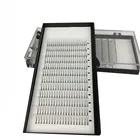 Оптовая продажа 10 шт. длинные стебли 3D Очаровательные накладные ресницы Индивидуальный Объем DC Изгиб Толщина макияж Корея искусственные норковые ресницы