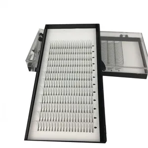 Оптовая продажа 10 шт. длинные стебли 3D Очаровательные накладные ресницы Индивидуальный Объем DC Изгиб Толщина макияж Корея искусственные норковые ресницы