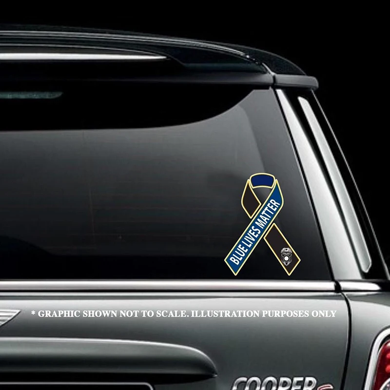 EARLFAMILY 12 см x 9 наклейка на автомобиль Blue Lives 8 дюймов окно правоохранительных
