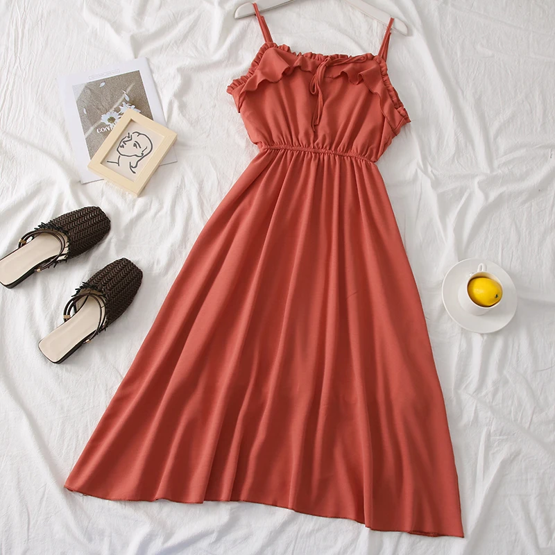 SKOONHEID женское шифоновое платье без рукавов летнее элегантное ТРАПЕЦИЕВИДНОЕ на