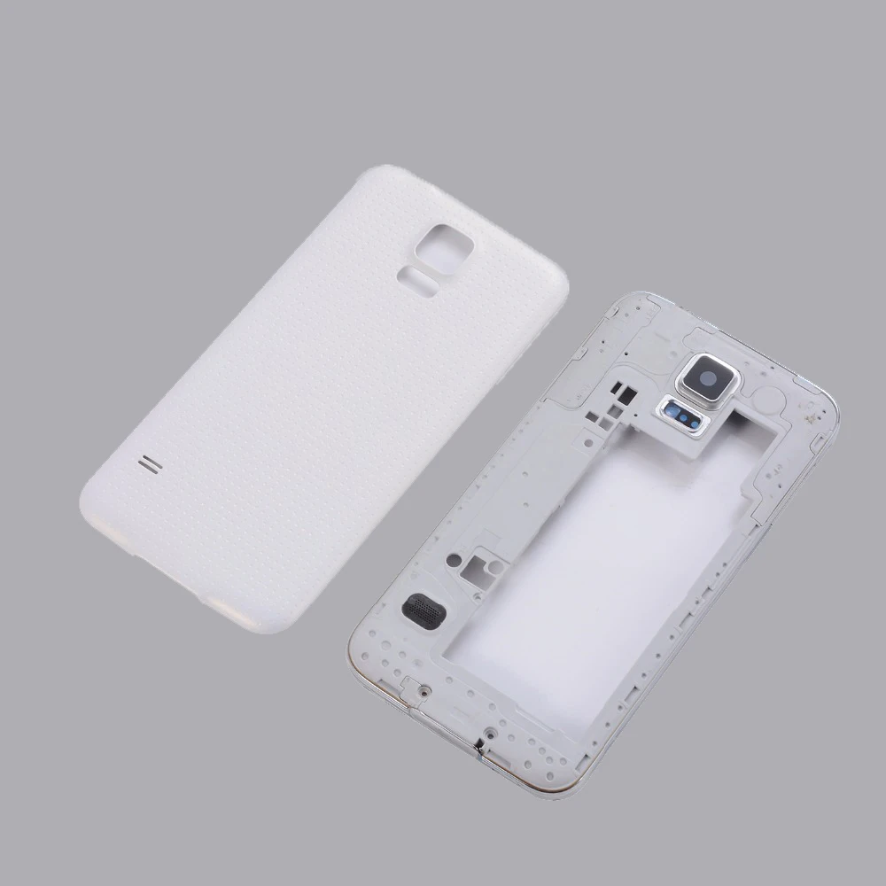 Корпус для Samsung Galaxy S5 i9600 G900F G900T G900V G900M G900P G900A средняя рамка + задняя крышка
