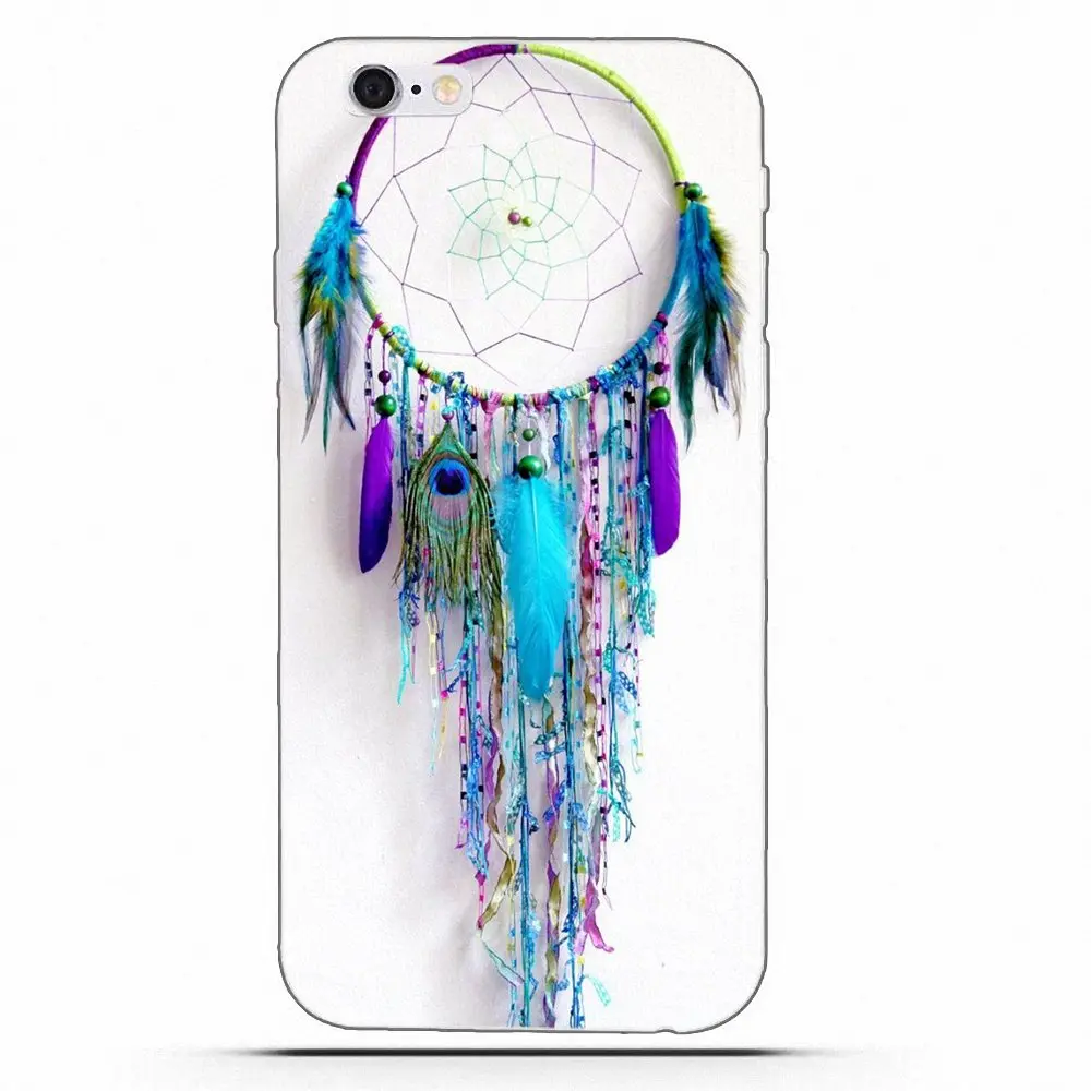 Для Apple iPhone 4 4S 5 5C 5S SE 6 6S 7 8 Plus X мягкий TPU чехол Galaxy Tab S2 мульти Ловец снов|Бамперы| |