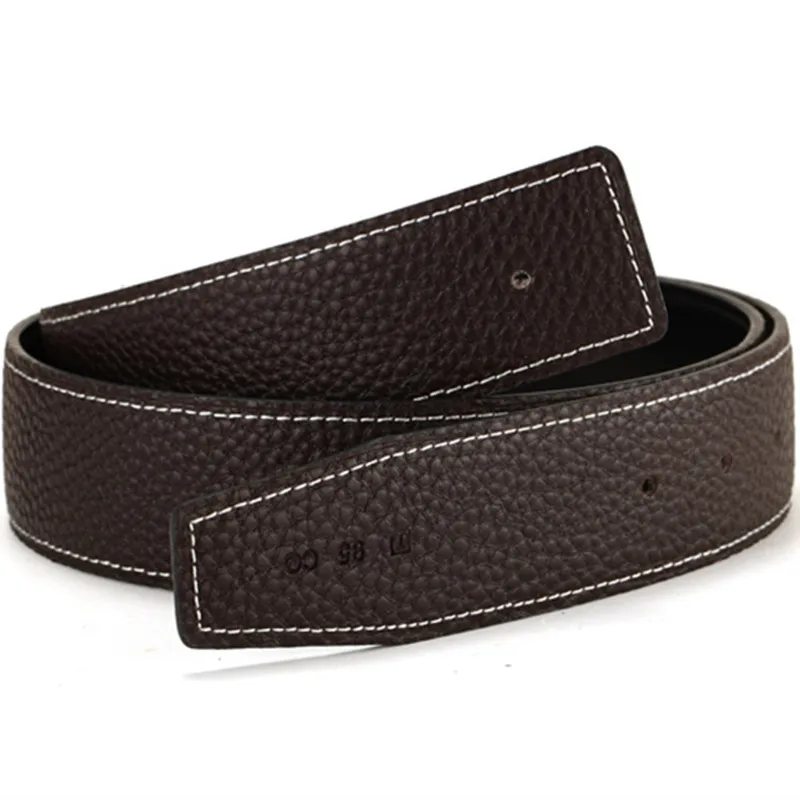 Ремень с автоматической пряжкой для мужчин и женщин широкий кожаный