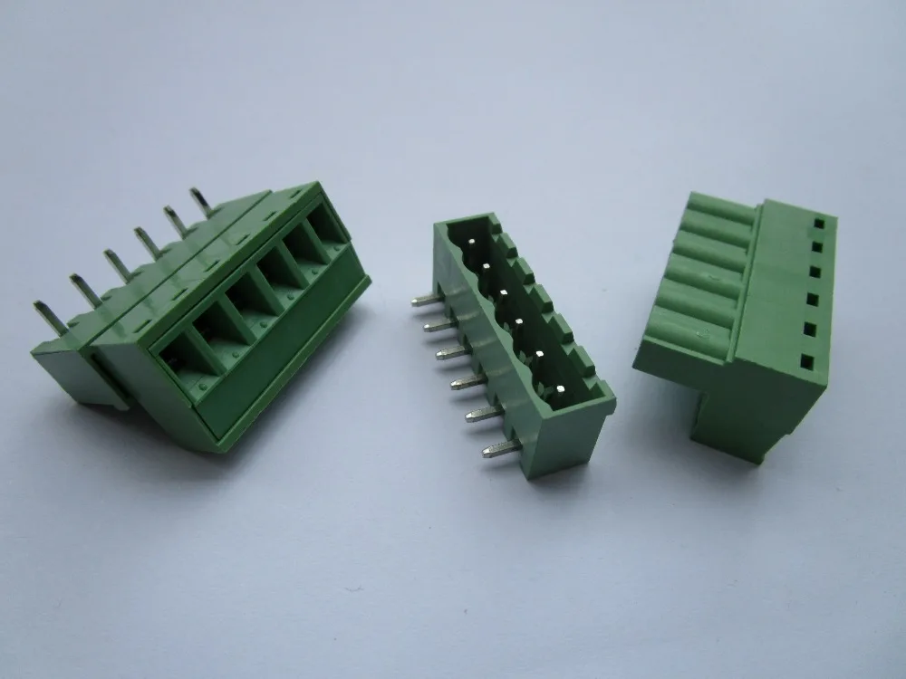 20 шт./партия Винтовые клеммные колодки 6 контактов/шаг 5 08 мм|block|connector waterproofblock machine for sale |