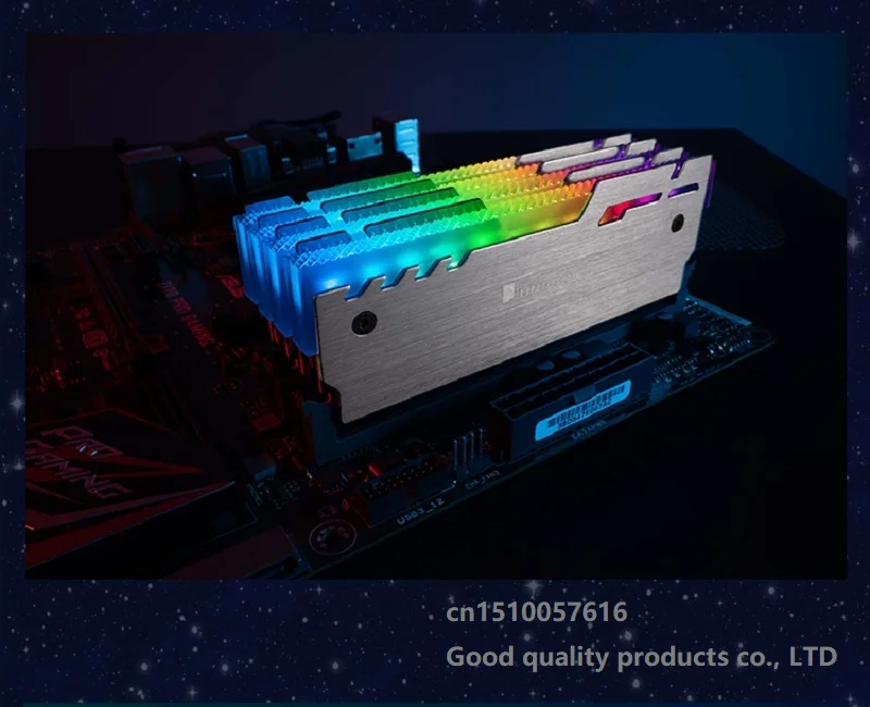 JONSBO NC-3 кулер памяти светящийся охлаждающий жилет 5 в ARGB светодиодный светильник алюминиевый радиатор Настольный теплоотвод ОЗУ 1 комплект 4 шт