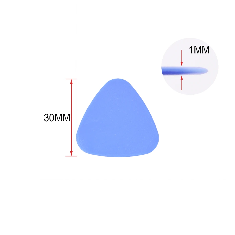 6000 шт./лот синий пластиковый трёхсторонний инструмент для гитары отдельное