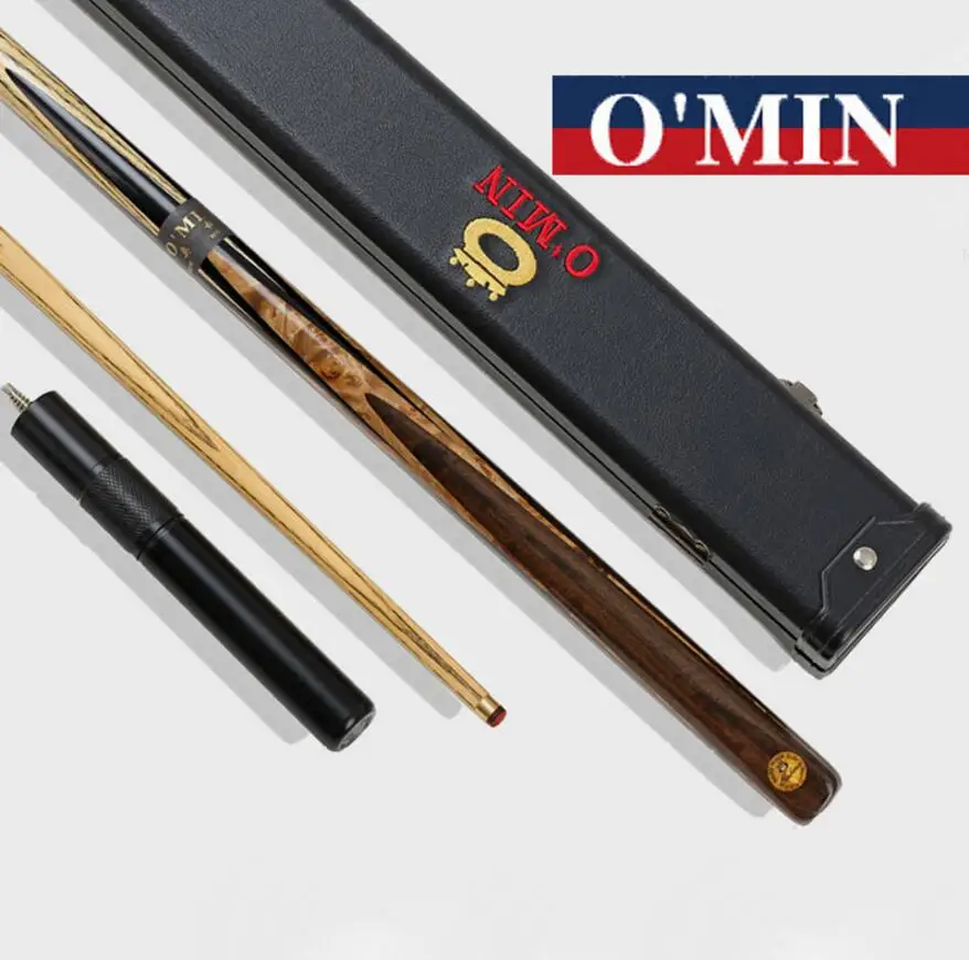 melhor Omin 3/4 Snooker Cue Vara 9.5mm Dicas Artesanal Snooker Cues Caso Conjunto De Madeira Cinza Alta Qualidade Profissional Artesanal China 2019