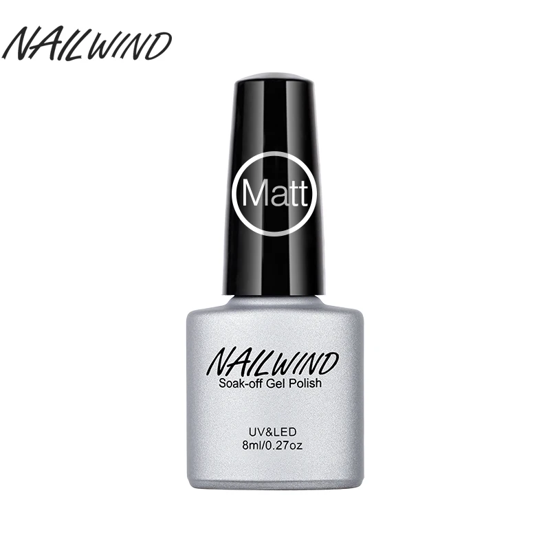 NAILWIND 8 мл УФ Гель лак матовый дизайн ногтей отмачиваемый Ультрафиолетовый гель