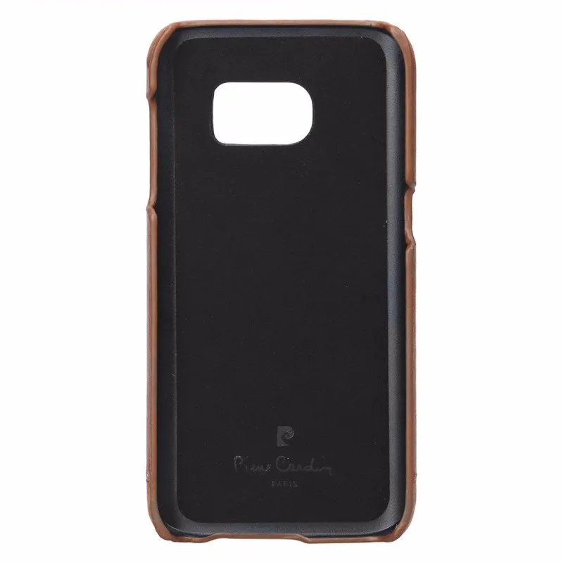 Чехол Pierre Cardin для samsung Galaxy S7/S6/S6 edge/S6 Edge Plus, Прошитый, из натуральной кожи, тонкий, жесткий, задняя крышка, чехол для телефона s