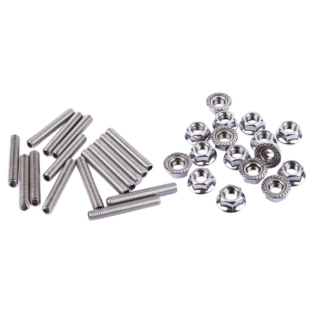 Болты из закаленной нержавеющей стали для выпускного коллектора 2019 дюйма 16 шт. Ford