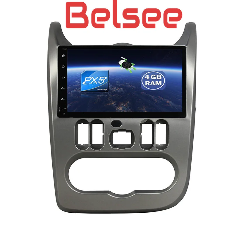 Автомагнитола Belsee 9 &quotIPS экран Восьмиядерный 4 Гб PX5 Android 8 стерео GPS Bluetooth Авторадио