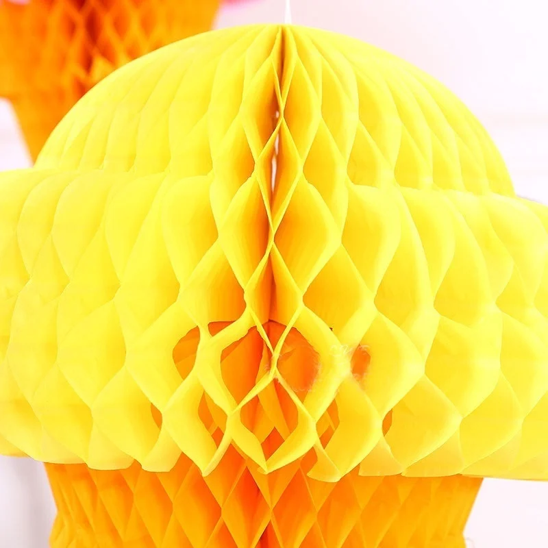 3 шт. мороженое Форма ткани Бумага подвесные шары диаметром фонари акриловыми