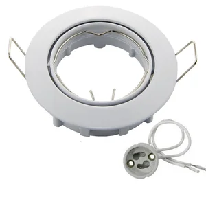 Регулируемый держатель потолочного светильника, кронштейн для галогенного светильника, алюминиевый светодиодный точесветильник светильник GU10 MR16, держатели для ламп