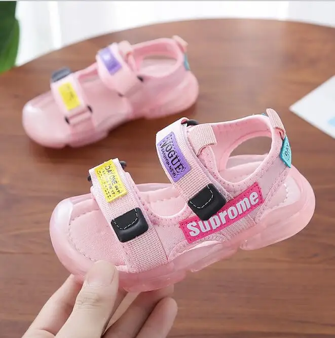 Детская обувь Новинка лета 2019 нескользящая с мягкой подошвой для мальчиков